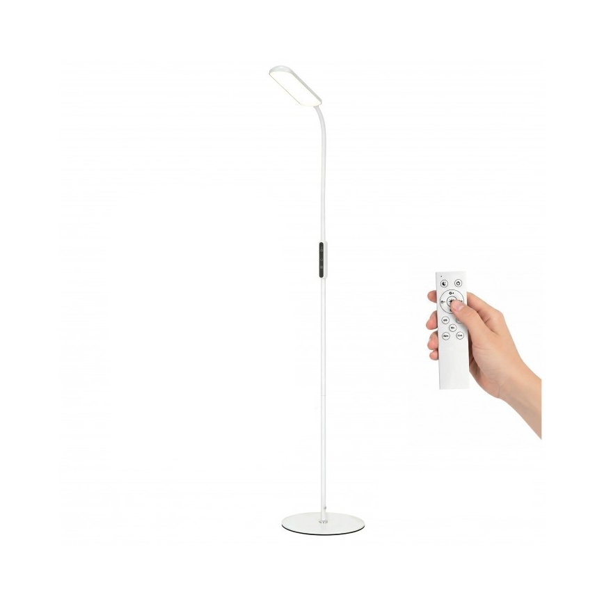LED ściemniana lampa stojąca TEILO LED/10W/230V 3000/4000/6500K biała + pilot zdalnego sterowania