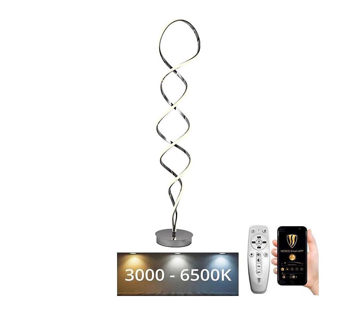 LED Ściemnialna lampa podłogowa LED/90W/230V 3000-6500K + pilot zdalnego sterowania