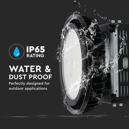 LED Ściemnialna lampa przemysłowa High Bay LED/500W/230V 4000K IP65 czarny