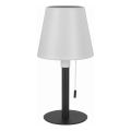 LED ściemnialna lampa solarna LED/2W/5V USB 1200 mAh IP44 biała/czarna