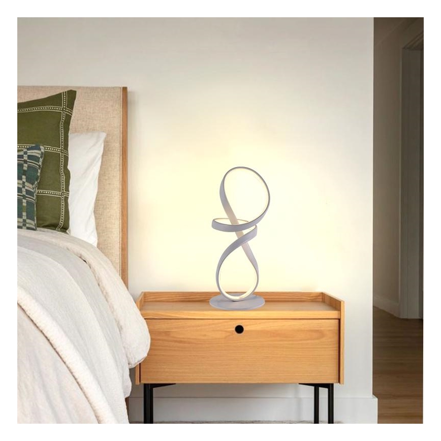 LED Ściemnialna lampa stołowa LED/26W/230V 3000/4000/6500K biała
