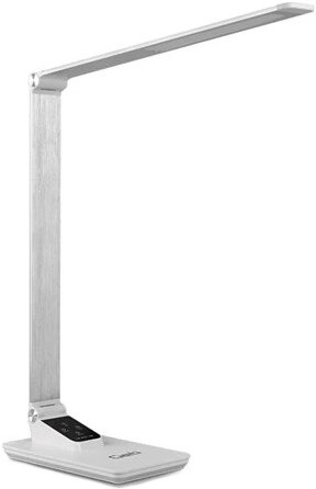 LED Ściemnialna lampa stołowa z USB LED/7W/230V 3000K/4000K/5500K biała