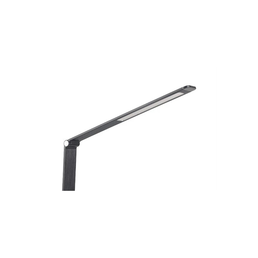 LED Ściemnialna lampa stołowa z USB LED/7W/230V 3000K/4000K/5500K czarna