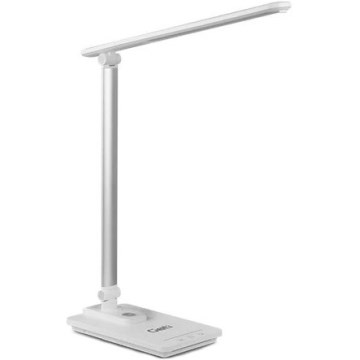 LED Ściemnialna lampa stołowa z USB LED/9W/230V 3000K/4000K/5500K biała