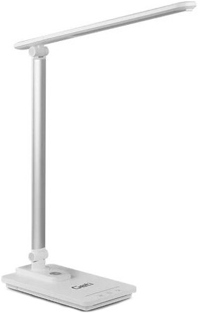 LED Ściemnialna lampa stołowa z USB LED/9W/230V 3000K/4000K/5500K biała