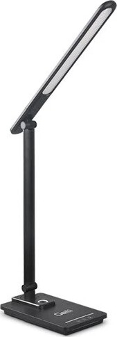 LED Ściemnialna lampa stołowa z USB LED/9W/230V 3000K/4000K/5500K czarna