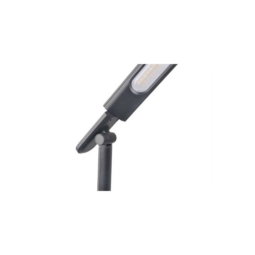 LED Ściemnialna lampa stołowa z USB LED/9W/230V 3000K/4000K/5500K czarna