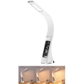 LED Ściemnialna lampa stołowa z wyświetlaczem LED/7W/230V biały