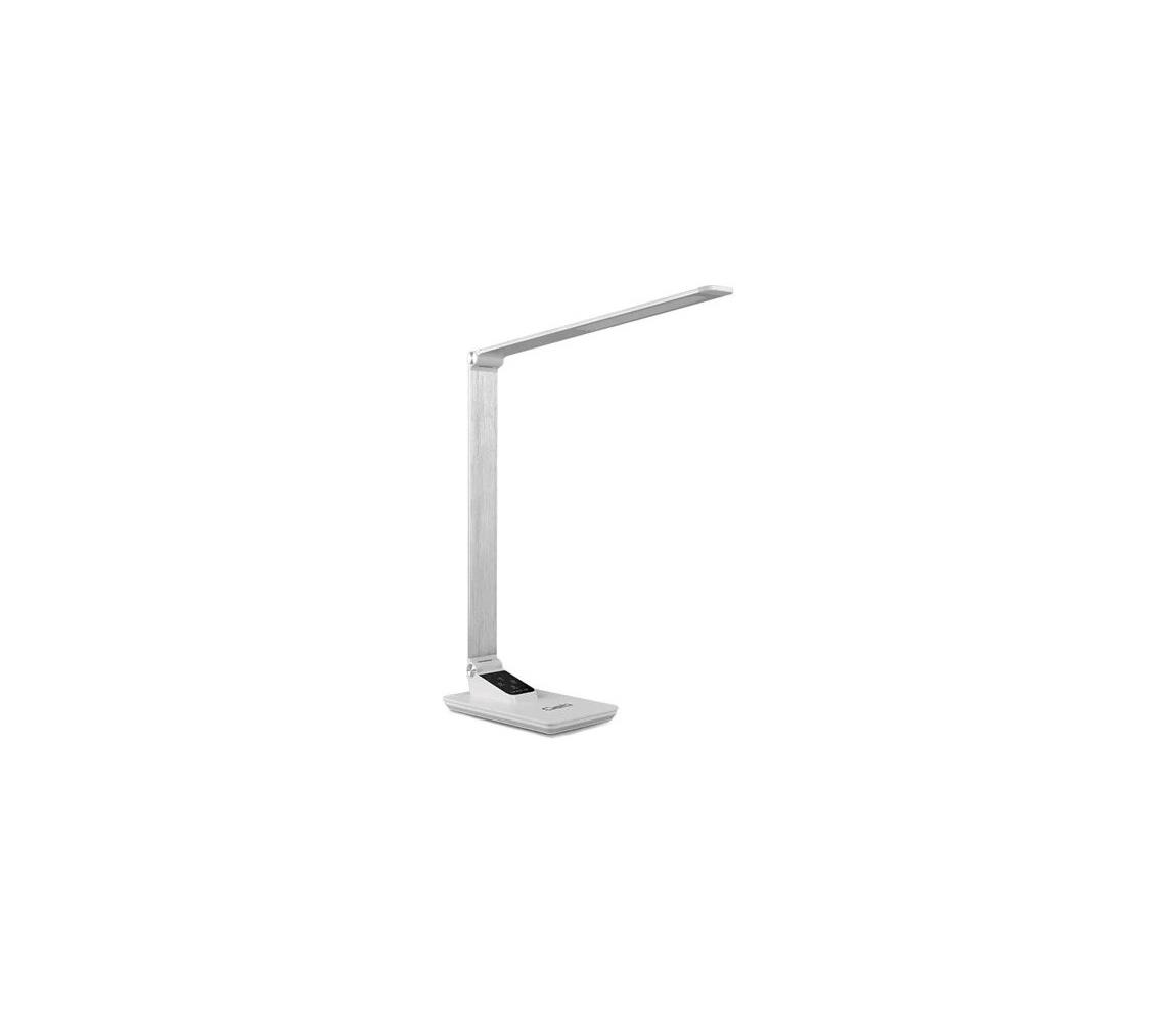 LED Ściemnialna lampa stołowa z USB LED/7W/230V 3000K/4000K/5500K biała