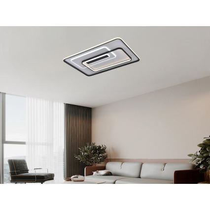 LED Ściemnialna lampa sufitowa LED/160W/230V 3000-6500K + zdalne sterowanie