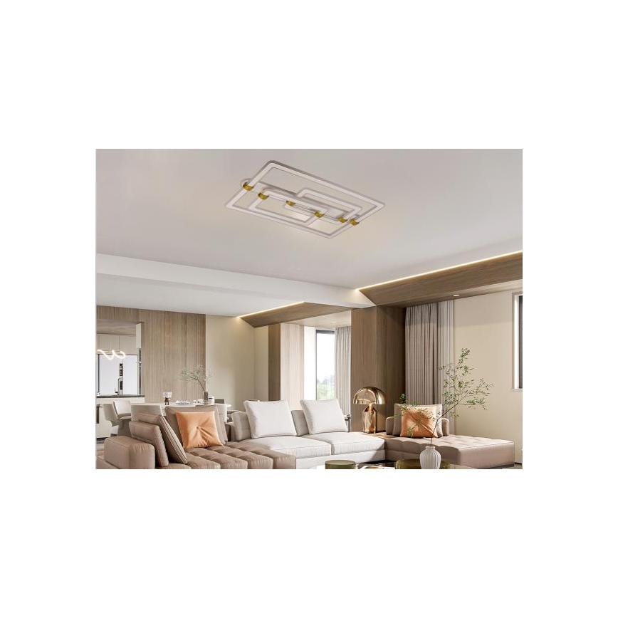 LED Ściemnialna lampa sufitowa LED/280W/230V 3000-6500K + zdalne sterowanie