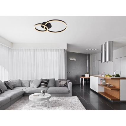 LED ściemnialna lampa sufitowa LED/55W/230V 3000-6500K + pilot zdalnego sterowania