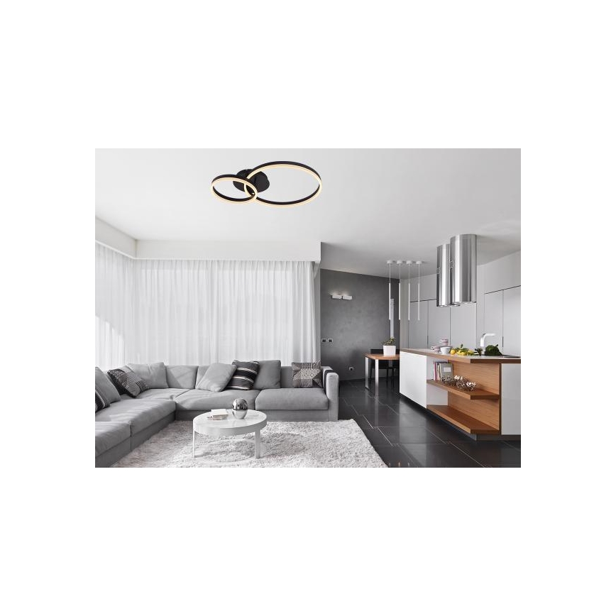 LED ściemnialna lampa sufitowa LED/55W/230V 3000-6500K + pilot zdalnego sterowania