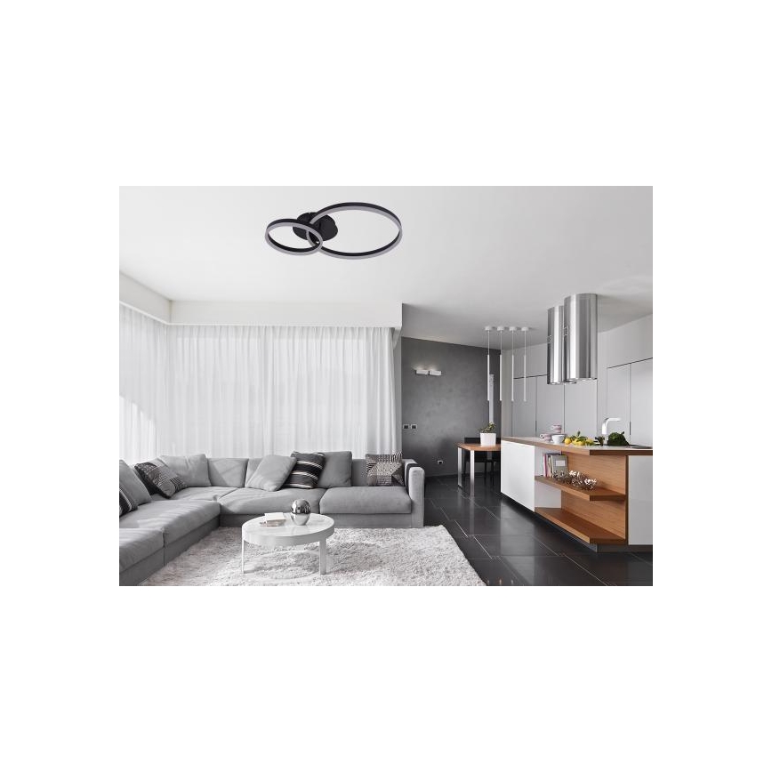 LED ściemnialna lampa sufitowa LED/55W/230V 3000-6500K + pilot zdalnego sterowania