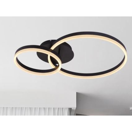 LED ściemnialna lampa sufitowa LED/55W/230V 3000-6500K + pilot zdalnego sterowania