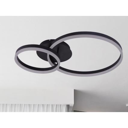 LED ściemnialna lampa sufitowa LED/55W/230V 3000-6500K + pilot zdalnego sterowania