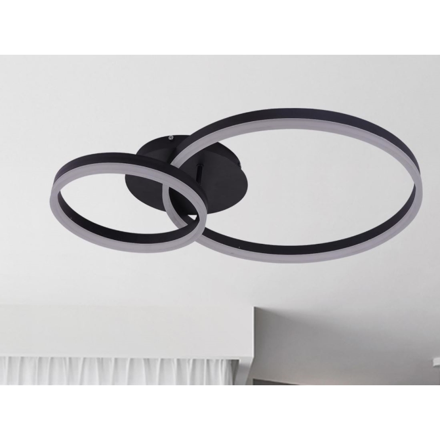 LED ściemnialna lampa sufitowa LED/55W/230V 3000-6500K + pilot zdalnego sterowania