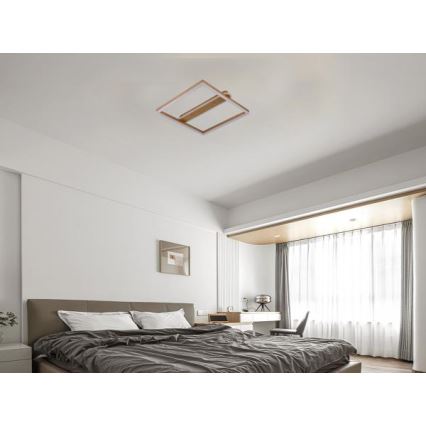 LED Ściemnialna lampa sufitowa LED/60W/230V 3000-6500K + pilot