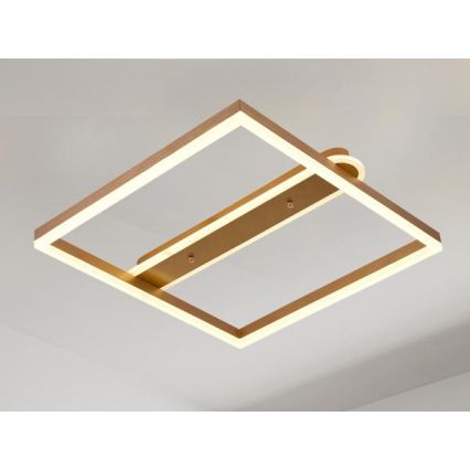LED Ściemnialna lampa sufitowa LED/60W/230V 3000-6500K + pilot