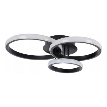 LED ściemnialna lampa sufitowa LED/70W/230V 3000-6500K czarna + pilot zdalnego sterowania