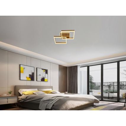 LED Ściemnialna lampa sufitowa LED/80W/230V 3000-6500K + zdalne sterowanie