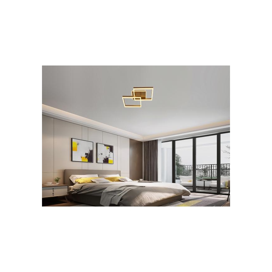 LED Ściemnialna lampa sufitowa LED/80W/230V 3000-6500K + zdalne sterowanie