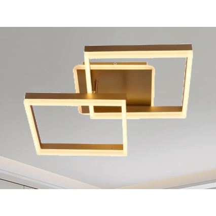 LED Ściemnialna lampa sufitowa LED/80W/230V 3000-6500K + zdalne sterowanie