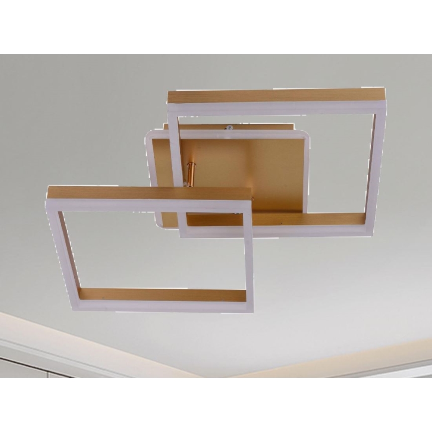 LED Ściemnialna lampa sufitowa LED/80W/230V 3000-6500K + zdalne sterowanie