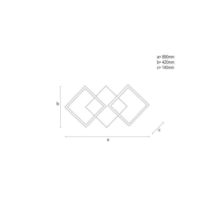 LED Ściemnialna lampa sufitowa LED/85W/230V 3000-6500K + pilot zdalnego sterowania