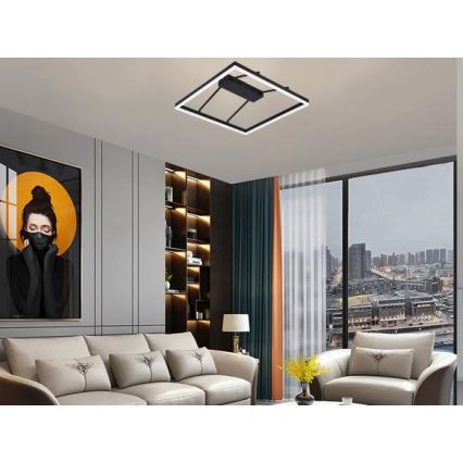 LED ściemnialna lampa sufitowa natynkowa LED/55W/230V 3000-6500K + pilot zdalnego sterowania