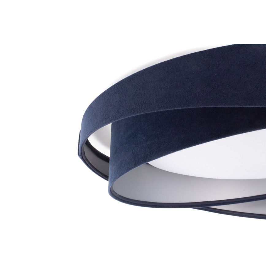 LED Ściemnialna lampa sufitowa SMART GALAXY MODERN LED/24W/230V 3000-6500K śr. 55 cm niebieska/srebrna + pilot zdalnego sterowania