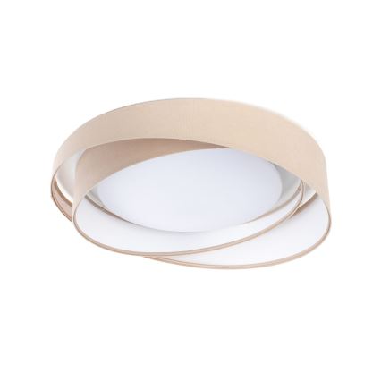 Ściemnialna lampa sufitowa LED SMART GALAXY MODERN LED/24W/230V 3000-6500K śr. 55 cm beżowy/biały + pilot zdalnego sterowania
