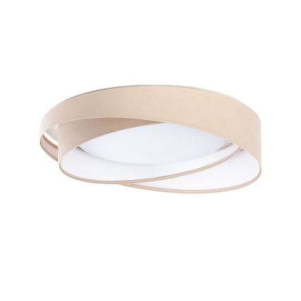 Ściemnialna lampa sufitowa LED SMART GALAXY MODERN LED/24W/230V 3000-6500K śr. 55 cm beżowy/biały + pilot zdalnego sterowania