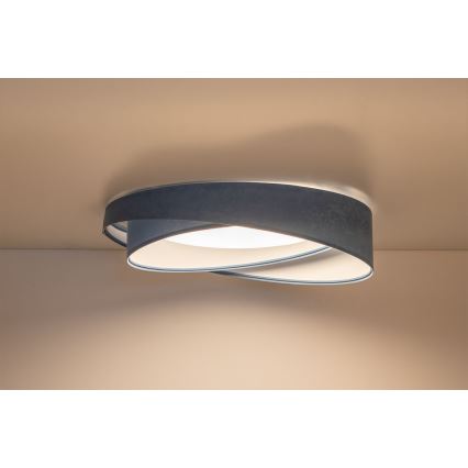 Ściemnialna lampa sufitowa SMART GALAXY MODERN LED/24W/230V 3000-6500K śr. 55 cm niebieska + zdalne sterowanie