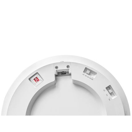 LED ściemnialna lampa sufitowa z czujnikiem ruchu i zmierzchu LED/6/12/18W/230V śr. 23 cm