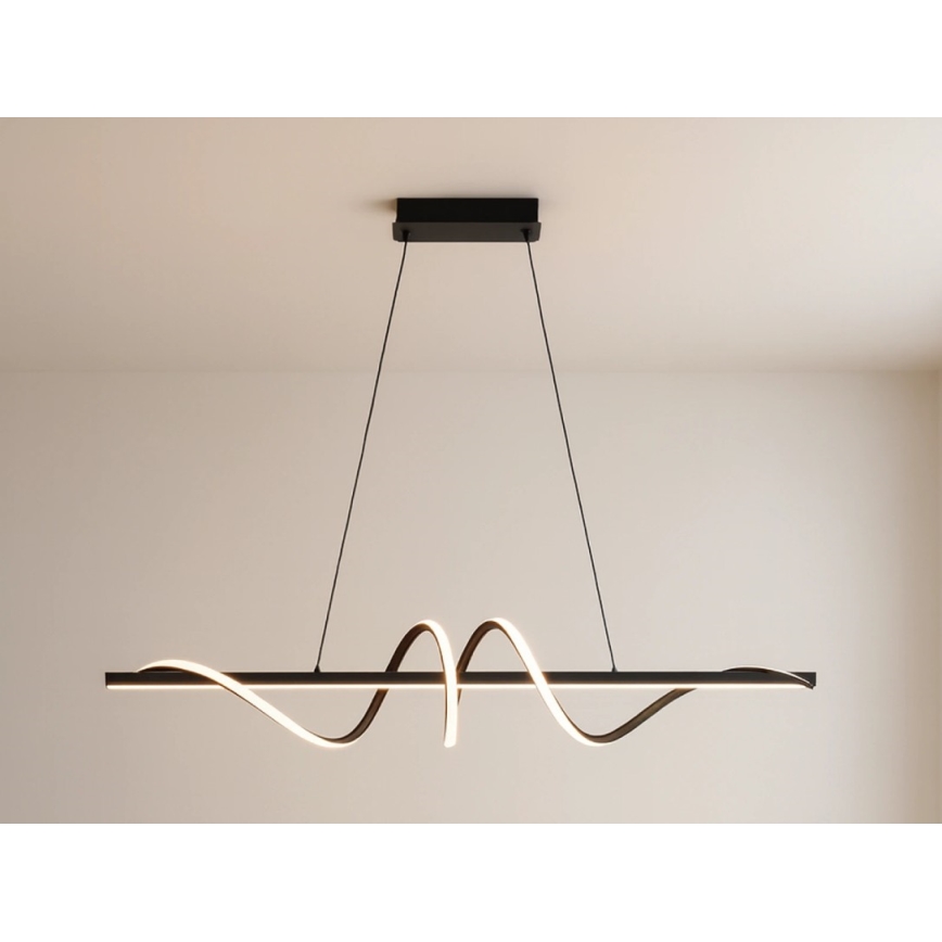 LED Ściemnialna lampa wisząca na lince LED/50W/230V 3000-6500K 100 cm + pilot zdalnego sterowania