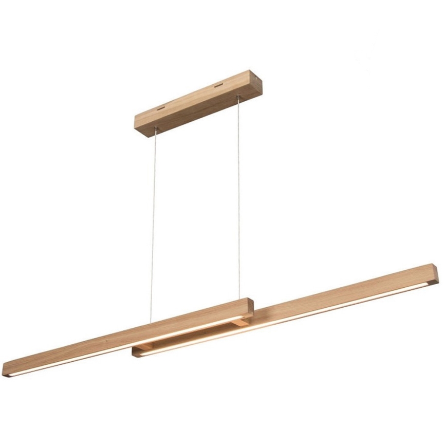 LED ściemnialna lampa wisząca na lince SMAL 2xLED/22,5W/230V 2700/4000/6500K dąb