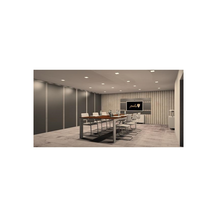 LED Ściemnialna lampa wpuszczana LED/12W/230V 3000-6500K Wi-Fi Tuya