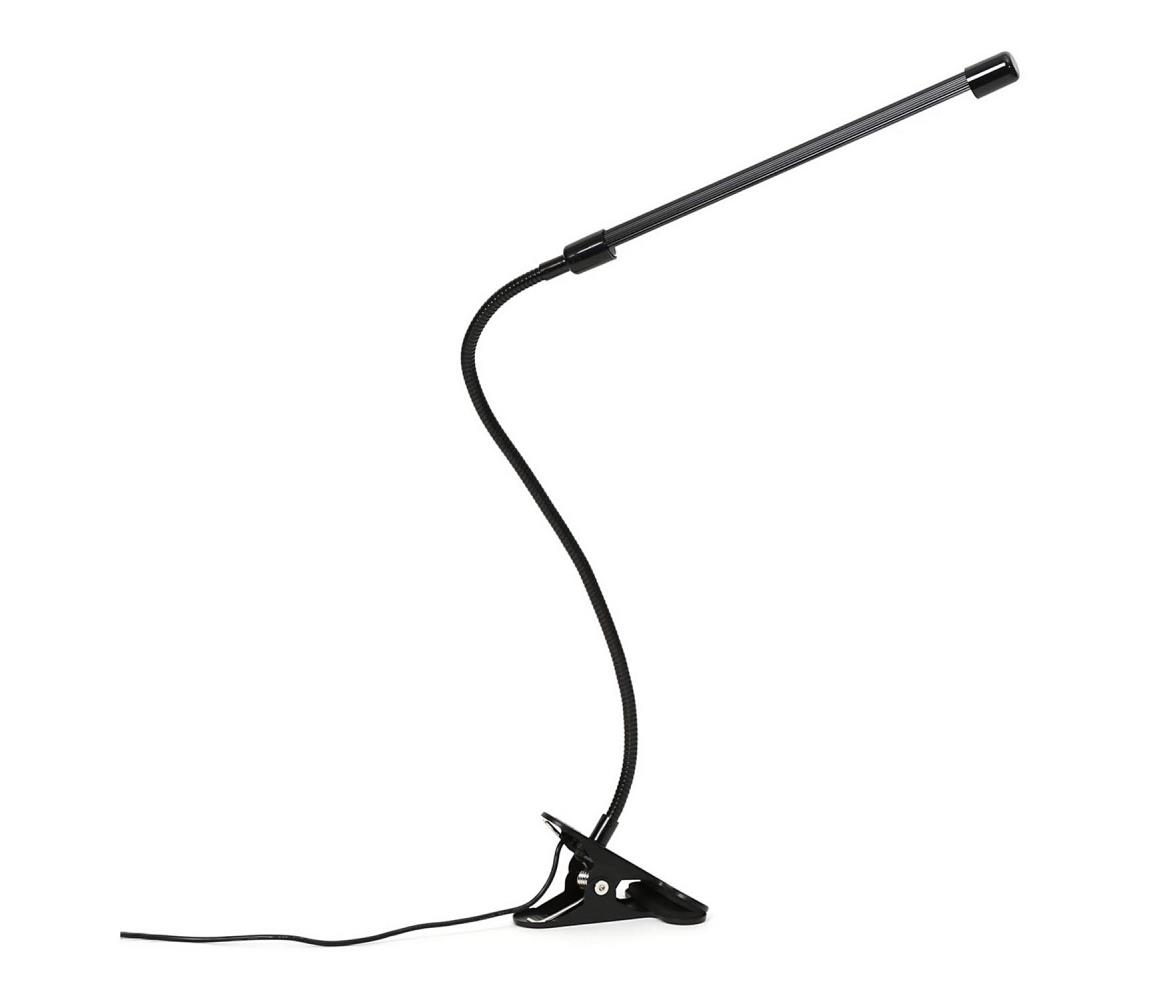 LED Ściemnialna lampa z klipsem do oświetlania roślin LED/3W/230V czarna