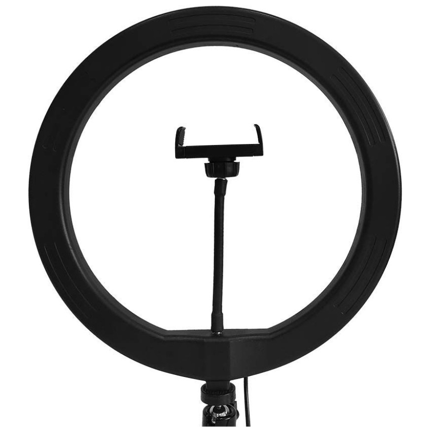 LED Ściemnialna lampa ze statywem i uchwytem do vlogowania LED/10W/5V 3200-5500K