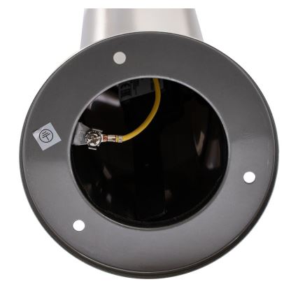 LED ściemnialna lampa zewnętrzna LIVIA 1xE27/6W/230V 2700-6500K Wi-Fi 100 cm IP44 srebrna