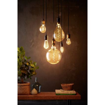 LED Ściemnialna lampka VINTAGE Philips G200 E27/6,5W/230V 2000K