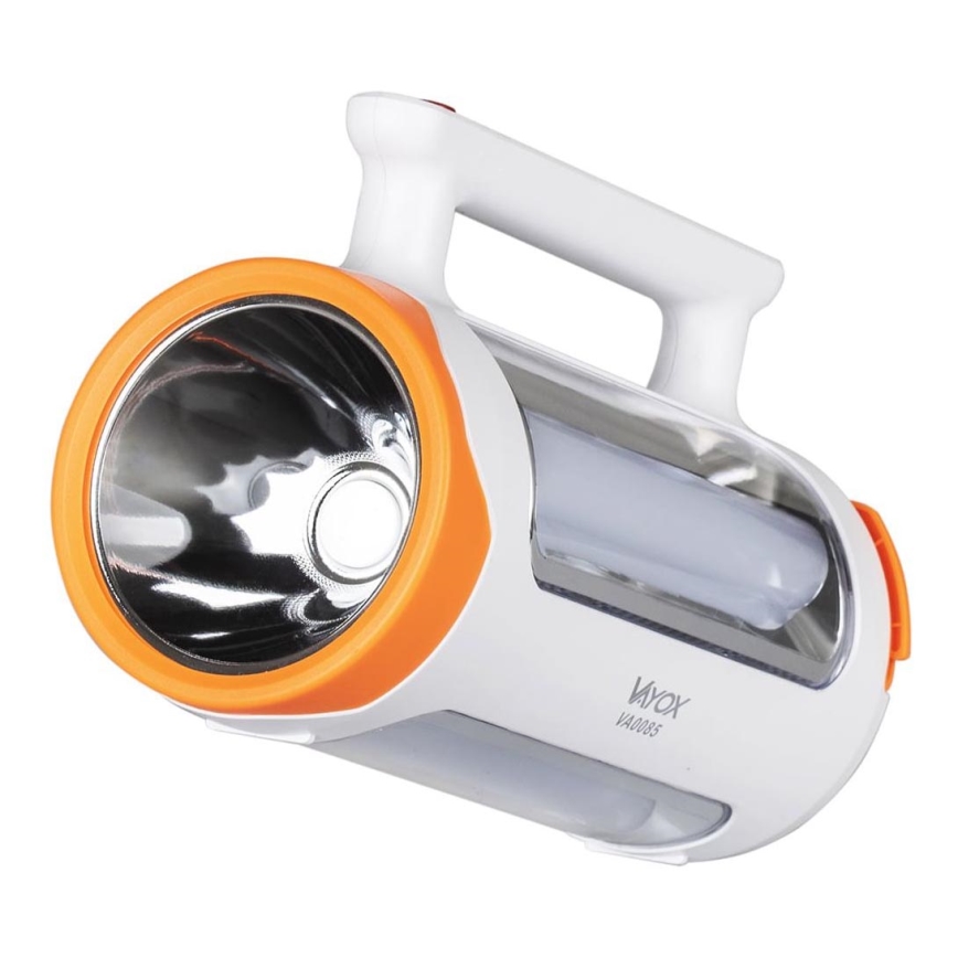 LED Ściemnialna latarka akumulatorowa 2w1 z funkcją power banku LED/5W/230V 3500 mAh