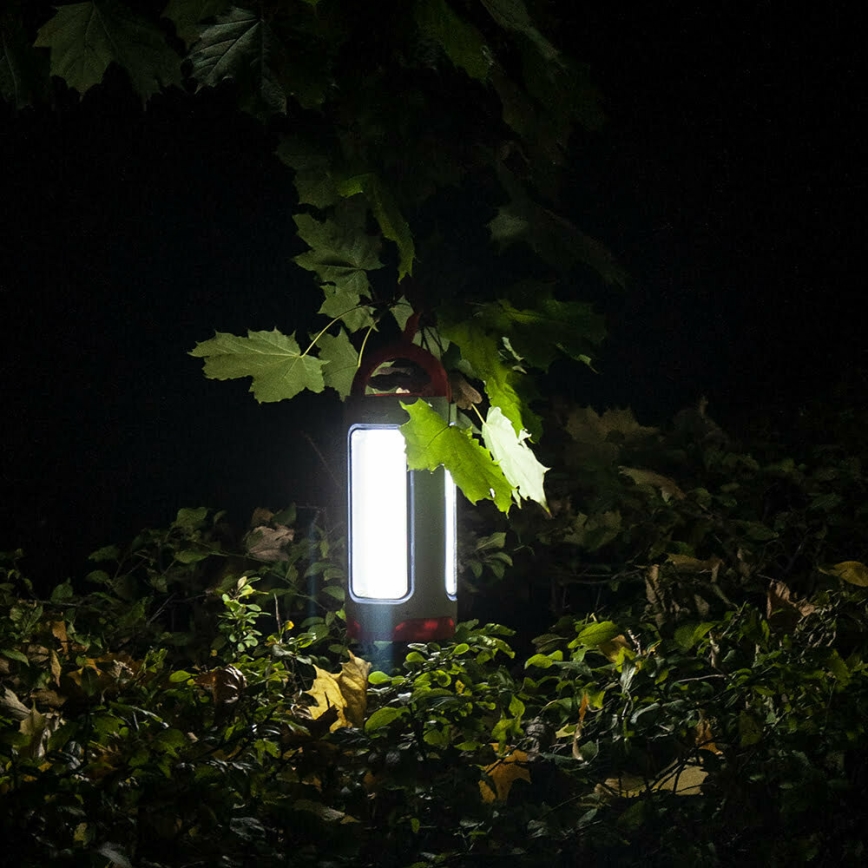 LED Ściemnialna latarka akumulatorowa 2w1 z funkcją power banku LED/5W/230V 3500 mAh