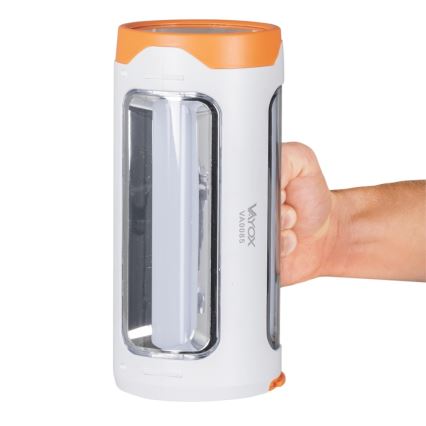 LED Ściemnialna latarka akumulatorowa 2w1 z funkcją power banku LED/5W/230V 3500 mAh