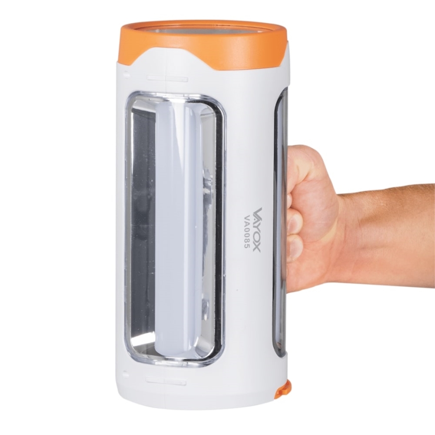 LED Ściemnialna latarka akumulatorowa 2w1 z funkcją power banku LED/5W/230V 3500 mAh