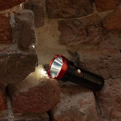 LED Ściemnialna latarka akumulatorowa LED/20W/5V IPX5 2000 błyszcząca 6000 mAh