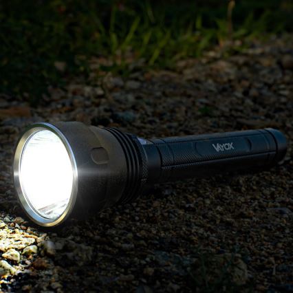 LED Ściemnialna latarka akumulatorowa LED/20W/5V IPX5 1570 błyszcząca 8400 mAh