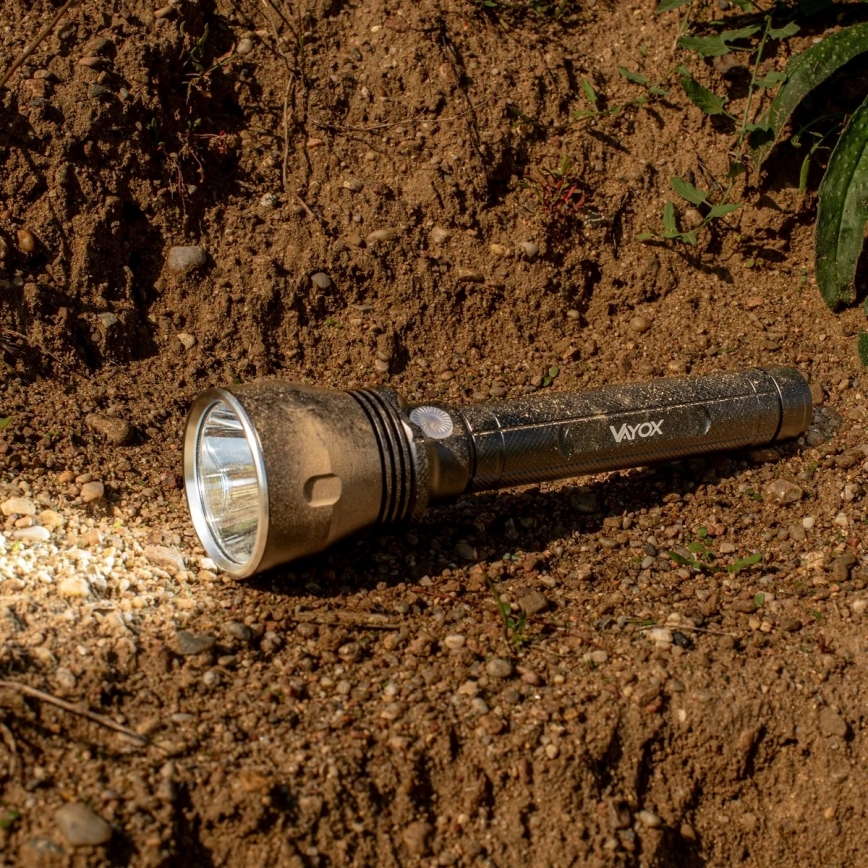 LED Ściemnialna latarka akumulatorowa LED/20W/5V IPX5 1570 błyszcząca 8400 mAh