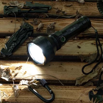 LED Ściemnialna latarka akumulatorowa LED/20W/5V IPX5 1900 błyszcząca 5000 mAh